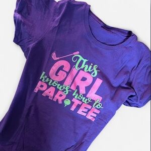 Y2K Purple Graphic Baby Tee